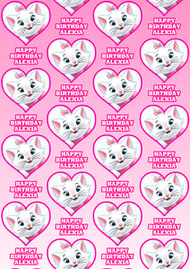 MARIE ARISTOCATS Personalised Wrapping Paper - Disney
