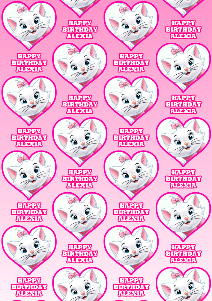 MARIE ARISTOCATS Personalised Wrapping Paper - Disney