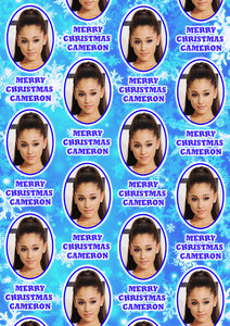 ARIANA GRANDE Personalised Christmas Wrapping Paper