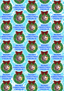 JUNGLE BOOK Personalised Christmas Wrapping Paper - Disney