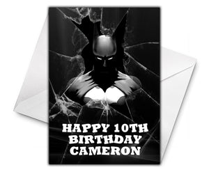 BATMAN Personalised Birthday Card - DC Comics - D2