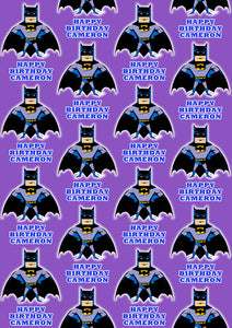 BATMAN Personalised Wrapping Paper