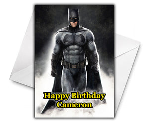BATMAN Personalised Birthday Card - DC Comics