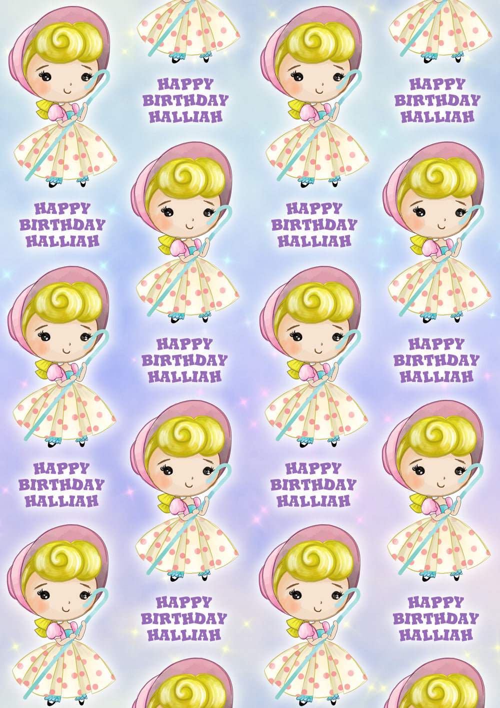 BO PEEP ALIEN TOY STORY Personalised Wrapping Paper - Disney