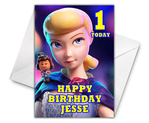 BO PEEP - Toy Story - Personalised Birthday Card - Disney