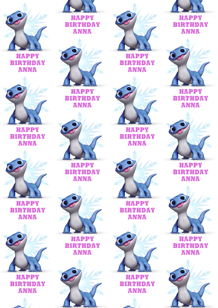 BRUNI FROZEN Personalised Wrapping Paper - Disney