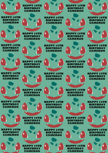 BULBASAUR POKEMON Personalised Wrapping Paper