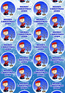 CHARLIE BROWN Personalised Christmas Wrapping Paper - Disney