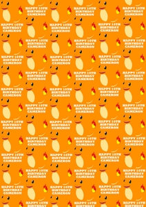 CHARMANDER POKEMON Personalised Wrapping Paper