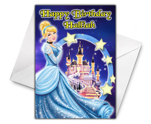 CINDERELLA 2 Personalised Birthday Card - Disney