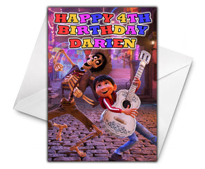 DISNEY'S COCO Personalised Birthday Card - Disney