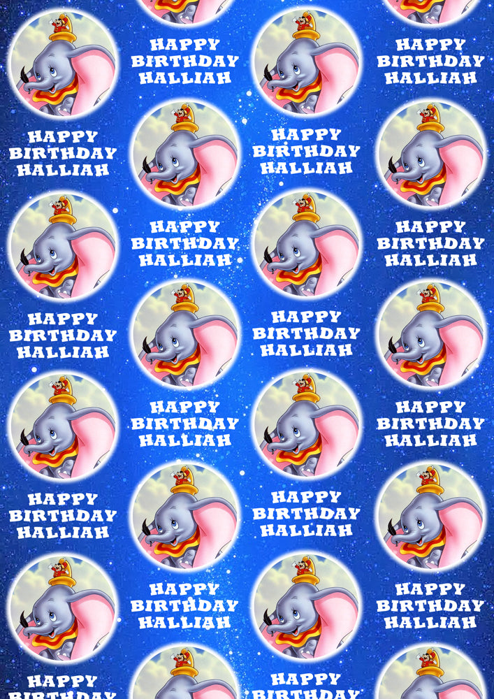DUMBO Personalised Wrapping Paper - Disney