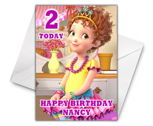 FANCY NANCY CLANCY Personalised Birthday Card - Disney - D2