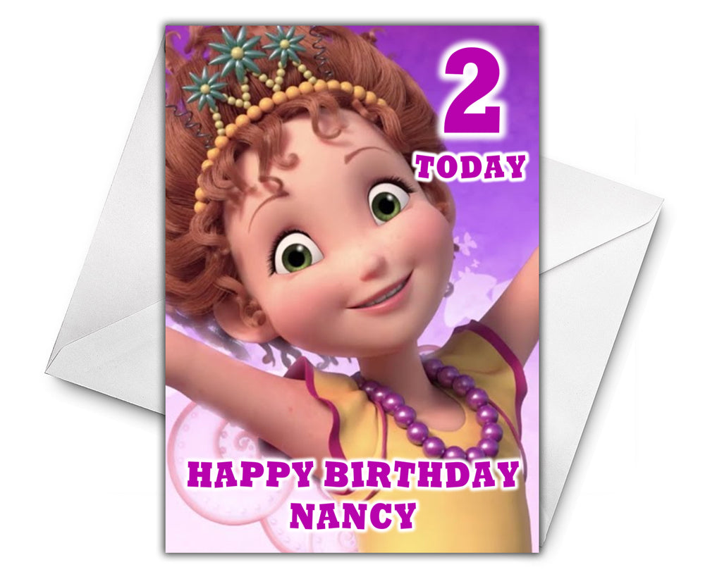 FANCY NANCY CLANCY Personalised Birthday Card - Disney