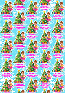 FANCY NANCY CLANCY Personalised Christmas Wrapping Paper - Disney