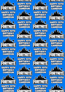 FORNITE Personalised Wrapping Paper