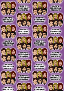 FRIENDS ANIMATED Personalised Wrapping Paper