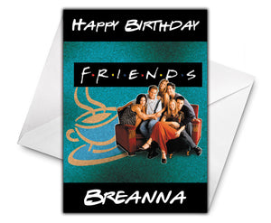 FRIENDS Personalised Birthday Card