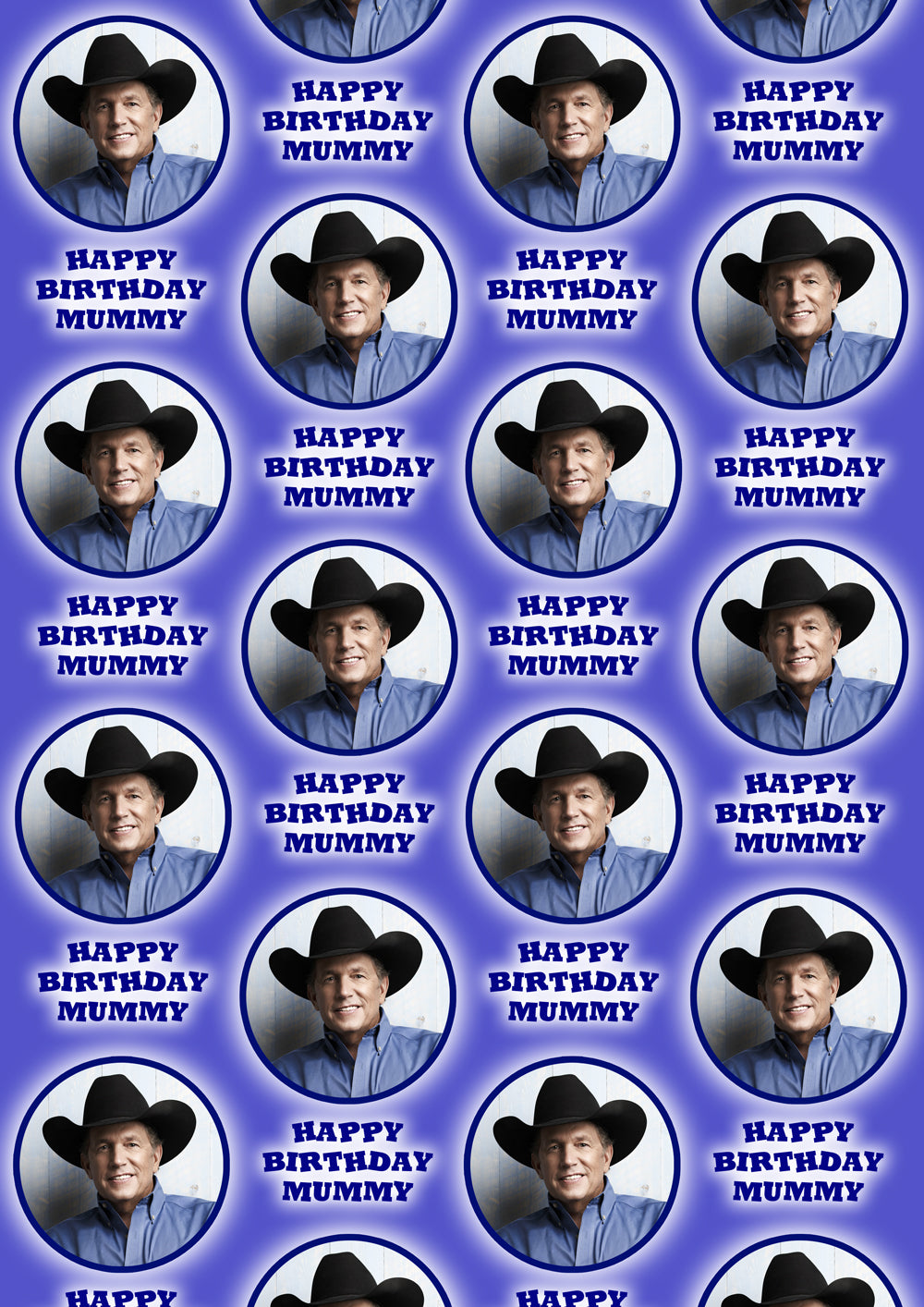 GEORGE STRAIT Personalised Wrapping Paper