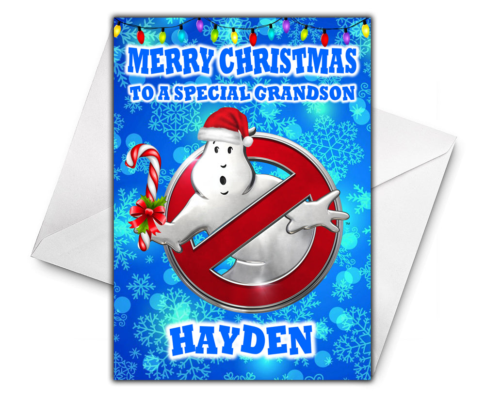GHOSTBUSTERS Personalised Christmas Card