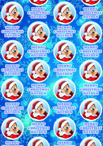 GOOFY Personalised Christmas Wrapping Paper - Disney