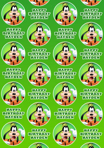 GOOFY Personalised Wrapping Paper - Disney