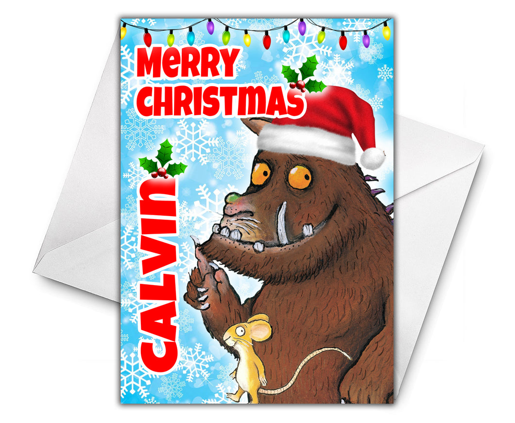 GRUFFALO Personalised Christmas Card