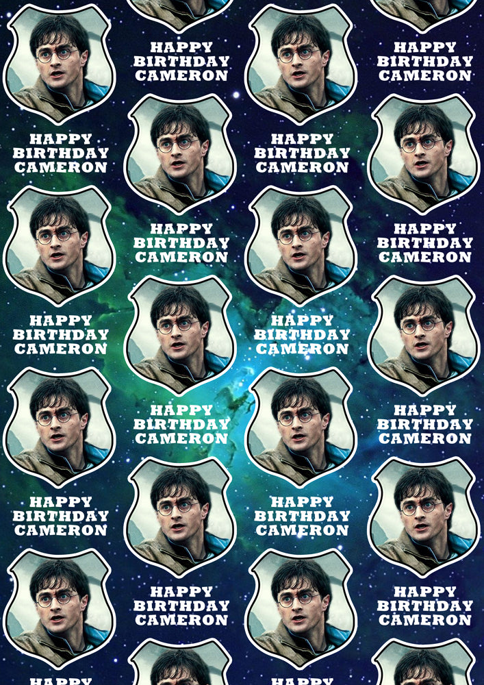 HARRY POTTER Personalised Wrapping Paper