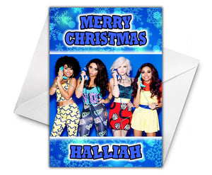 LITTLE MIX Personalised Christmas Card
