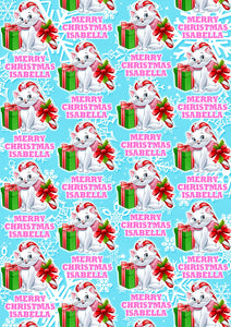 MARIE ARISTOCATS Personalised Christmas Wrapping Paper - Disney
