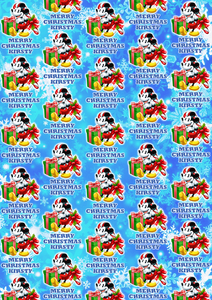 MICKEY MOUSE Personalised Christmas Wrapping Paper D3 - Disney