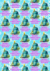 MONSTERS INC Personalised Christmas Wrapping Paper - Disney