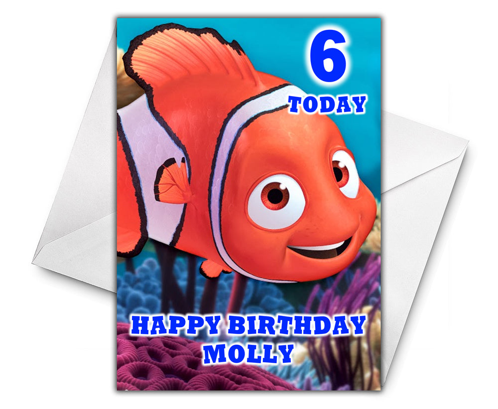 NEMO Personalised Birthday Card - Disney