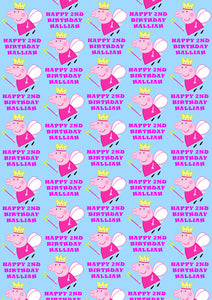 PEPPA PIG Personalised Wrapping Paper