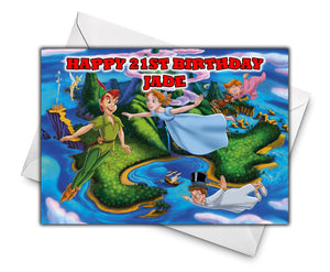 PETER PAN Personalised Birthday Card - Disney - D2