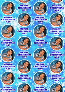 POCAHONTAS Personalised Christmas Wrapping Paper - Disney