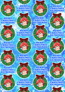 PRINCESS ARIEL Personalised Christmas Wrapping Paper - Disney