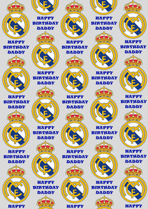 REAL MADRID Personalised Wrapping Paper