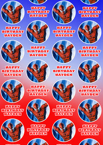 SPIDERMAN Personalised Wrapping Paper - D3