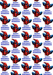 SPIDERMAN Personalised Wrapping Paper