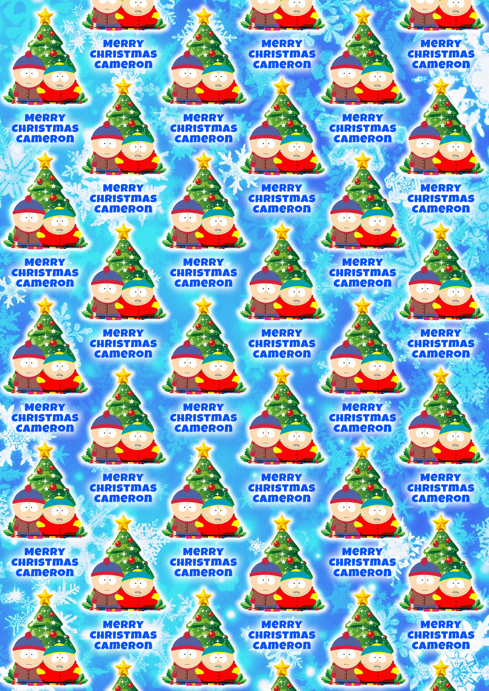 SOUTH PARK Personalised Christmas Wrapping Paper