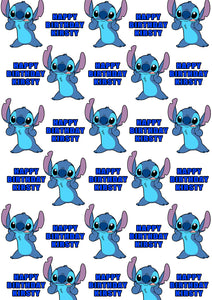 LILO AND STITCH Personalised Wrapping Paper - Disney - D2