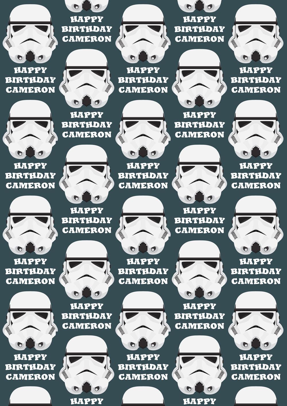 STORMTROOPER Personalised Wrapping Paper