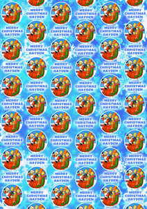 THE SIMPSONS Personalised Christmas Wrapping Paper