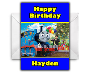 THOMAS THE TANK ENGINE Personalised Birthday Card