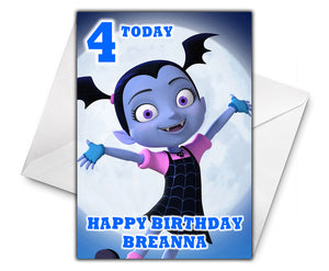 VAMPIRINA Personalised Birthday Card - Disney - D2