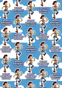 WOODY TOY STORY Personalised Wrapping Paper - Disney